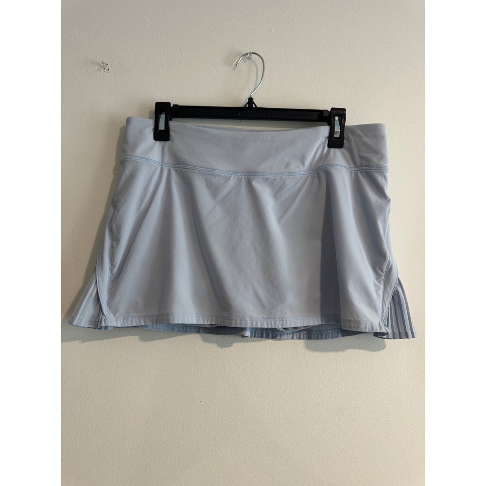 Lululemon Pace Rival Skirt Women 8 Blue Pleated Back Tennis Skort